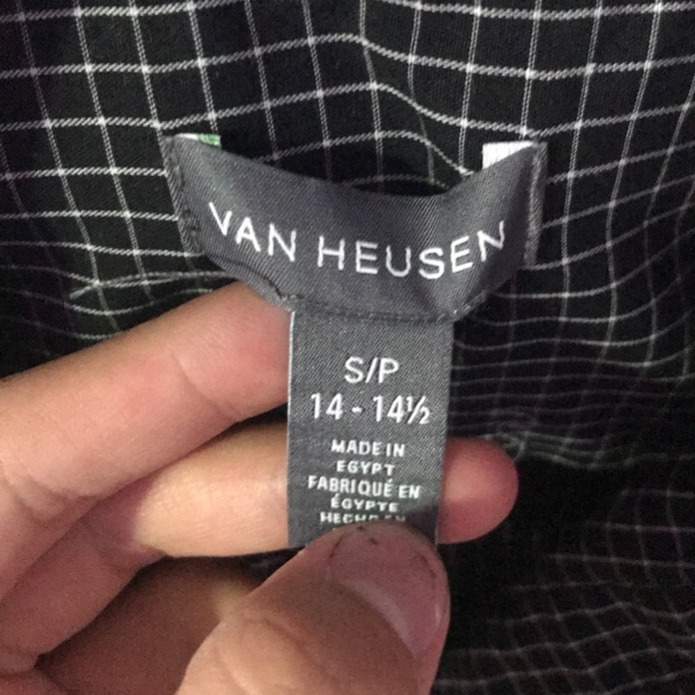 Box Pattern Button Down Shirt - Picture 2 of 3